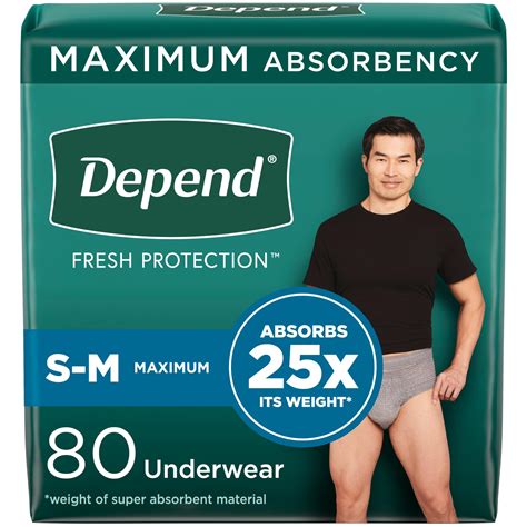 Depend Fresh Protection Adult Incontinence Underwear For Men Formerly