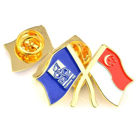 Custom National Flag Pin Badges Manufacturer Supply Flag Lapel Pin
