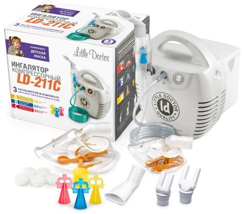 Ингалятор ld-211c компрессорный/белый - цена 2950 руб., купить в ...
