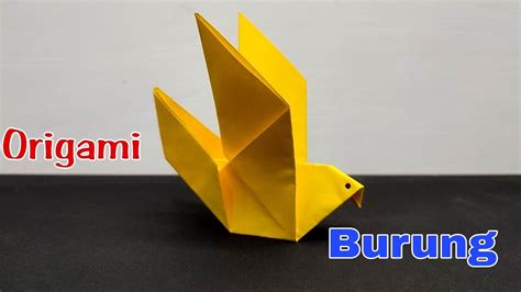 Origami Burung Burung Kertas Origami Bird Cara Membuat Burung