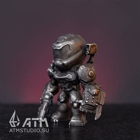 Коллекционная фигурка Думгай \ Doomguy - ATM