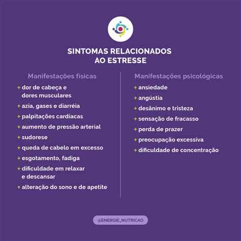 Quais São Os Sintomas De Estresse - Estratégias para o manejo do estresse