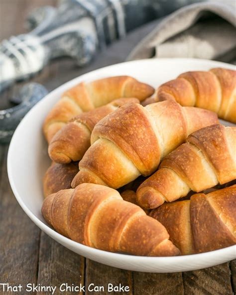 Buttery Homemade Crescent Rolls That Skinny Chick Can Bake