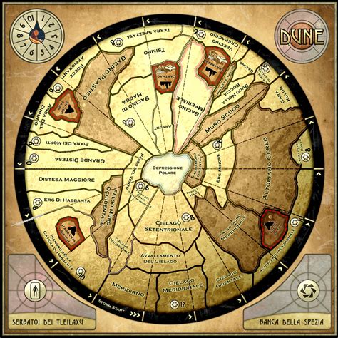 Dune Board Game Map Modified Italiano By Eucipher On Deviantart