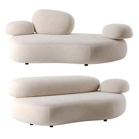 Pebble Rubble Sofa By Moroso Set 3 3d Model For Corona