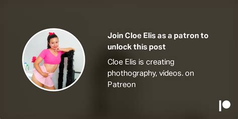 A Quien Le Gusta Los Videos Cloe Elis On Patreon Patreon Videos Elis