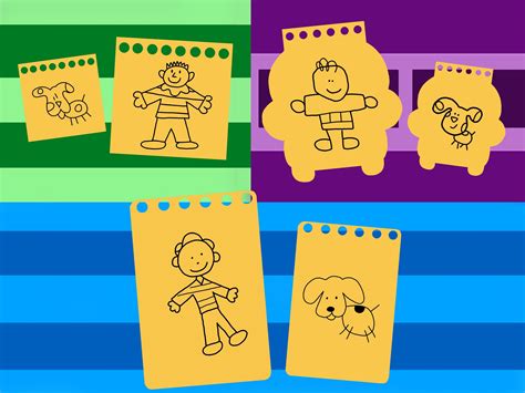 Blues Clues Drawing 3 Clues