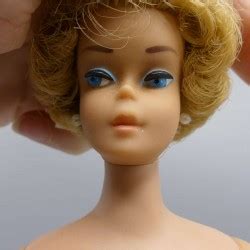 European Sidepart Bubblecut Vintage Barbie Doll Ash Blonde From