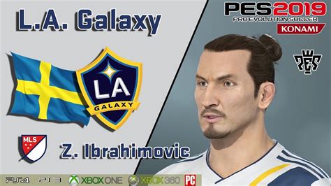 Z Ibrahimovi Face Stats La Galaxy Pes Youtube