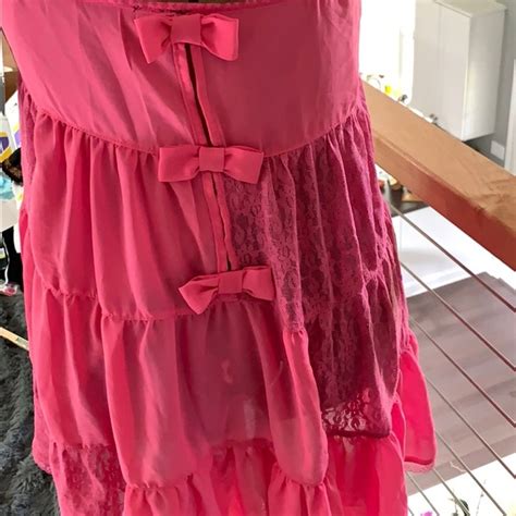 Kensie Intimates Sleepwear Nwt Kenzie Gown Sexy Pink Lace Lingerie Gift M Poshmark