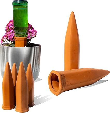 Amazon Reifier Pack Natural Self Watering Spikes Terracotta