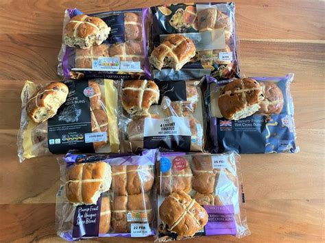 I Tried Hot Cross Buns From Tesco M S Asda Sainsbury S And Waitrose And One Stood Out