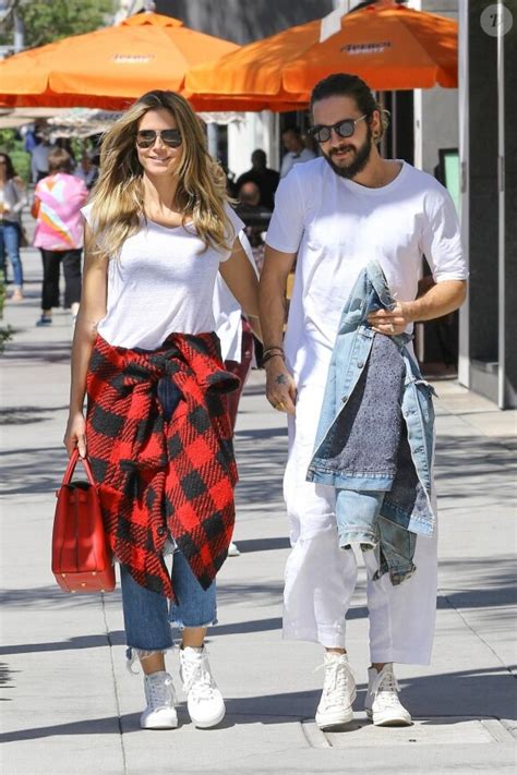 Photo Exclusif Heidi Klum Et Son Compagnon Tom Kaulitz Sont All S