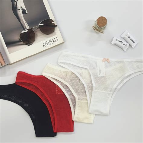 Kit 5 Calcinhas Tule Transparente Sensual Elegante Luxo Premium Conforto Lingerie Shopee Brasil