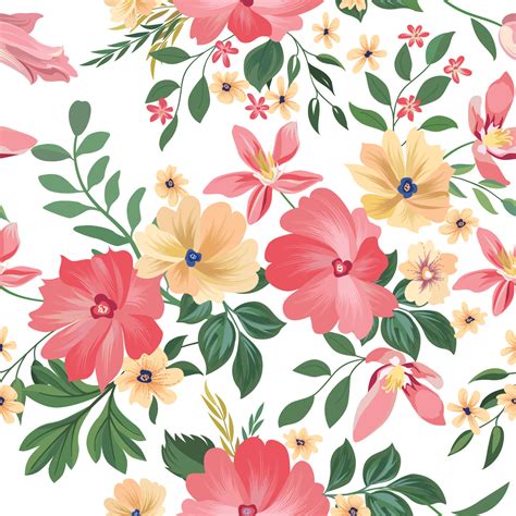 floral seamless pattern flower background floral seamless texture