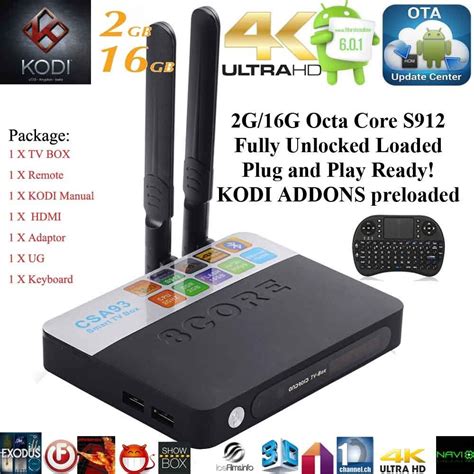 Kukele Fully Loaded Unlocked S Android Marshmallow Tv Box