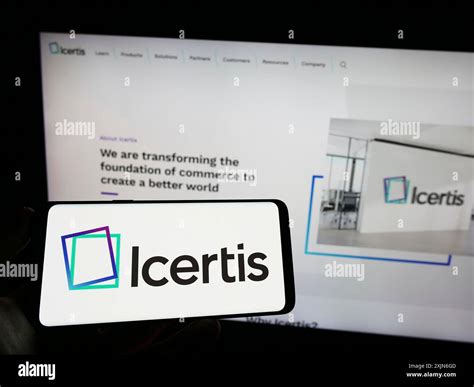 icertis logo  res stock photography  images alamy