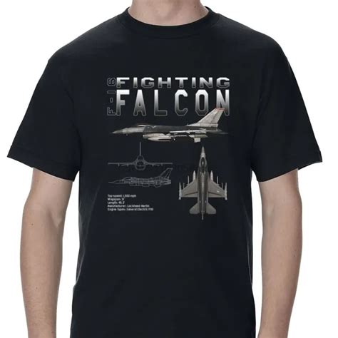 F 16 Fighting Falcon Schematic Custom Mens T Shirt Lazada PH