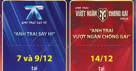 Concert hot Anh trai say hi và Anh trai vượt ngàn chông gai tại Hà Nội Vietnam vn