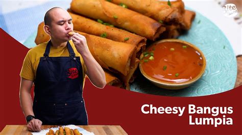 Cheesy Bangus Lumpia Crispy Seafood Spring Roll Recipe With Cheese