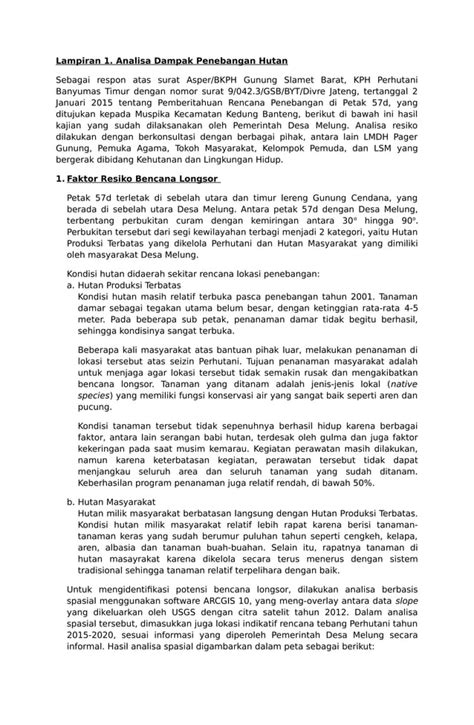 Keberatan Penebangan Pohon PDF