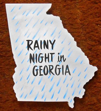 RAINY NIGHT IN GEORGIA Wood PLAQUE by George Borum - Possum County Folk ...