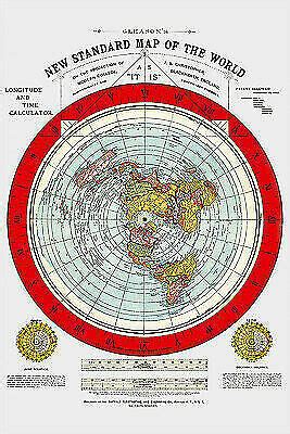 High Resolution Gleason Flat Earth Map Detectivekol