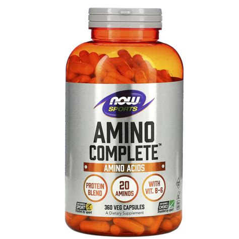 Now Amino Complete C Psulas S Per Suplementos Deportivos