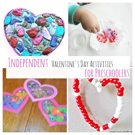Independent Valentine Preschool Activities - How Wee Learn