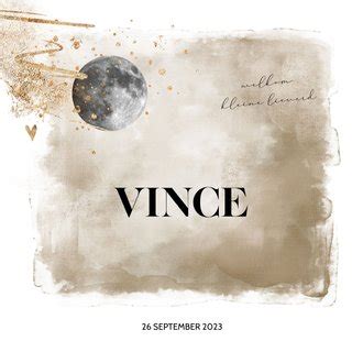 Geboortekaartje Jongen Watercolor Nude Goudlook Kaartje Go