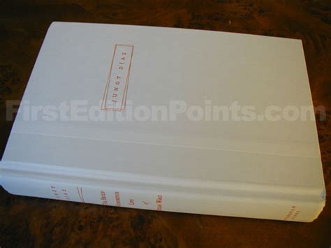 First Edition Points to identify The Brief Wondrous Life of Oscar Wao