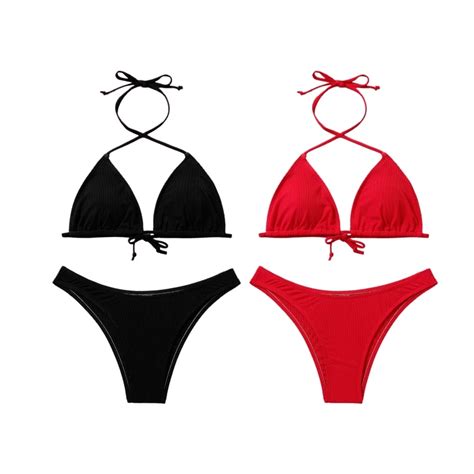 Bikini Brasile O De Dos Piezas Con Tanga Para Mujer Traje De Ba O Sexy Con