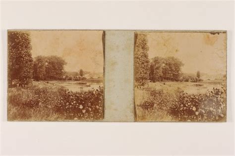 Paesaggio Stagno Foto Amateur C Piccolo Formato Stereo Vintage PL An EBay