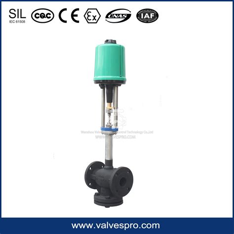 Dn Electric Control Valve For Hot Oil Or Steam Regulation Type Heat Oil Transfer Way Way