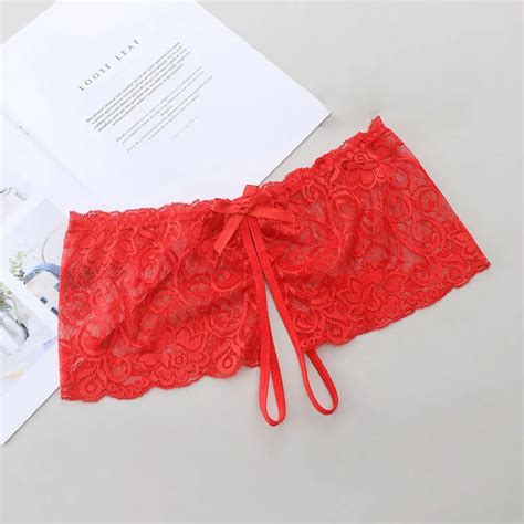 New Women Lace Sexy G String Crotchless Underwear Underpants Sexy Lingerie Erotic Open Crotch