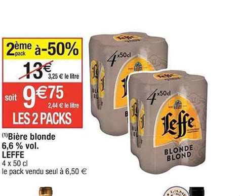 Promo Bi Re Blonde Vol Leffe Chez Cora Icatalogue Fr