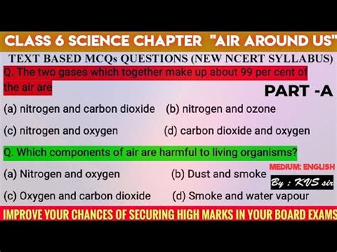 Class Science Chapter Air Around Us Part A Youtube