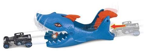 Игрален комплект Hot Wheels City Изстрелвачка с количка Акула Отлична цена Ozone bg