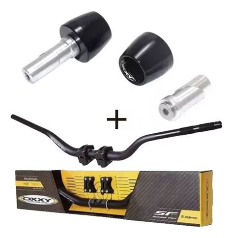 Guidão Oxxy Naked Preto Peso Aluminio Hornet Xj Cb Parcelamento sem juros