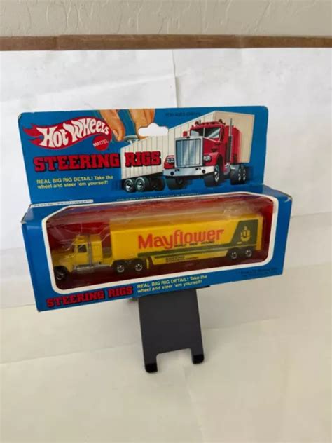 HOT WHEELS STEERING Rigs Mayflower Ford LTL Moving Van Yellow In Box P PicClick UK