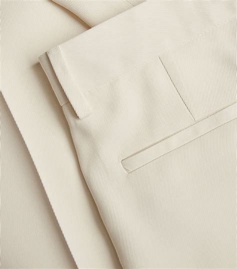 Mens Amiri White Pleated Wide Leg Trousers Harrods Uk
