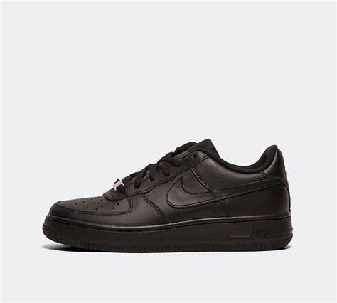 Nike Junior Air Force 1 Low Trainer Black Footasylum