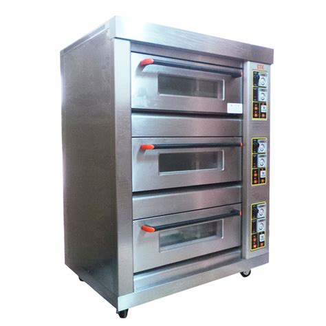 Gas Oven 3 Deck 9 Tray W Steam Kontraktordapur