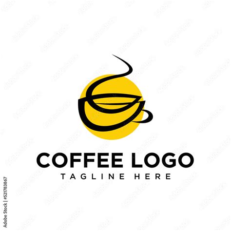 Coffee Logo Design For Shops Coffee Shops Restaurants Labels And