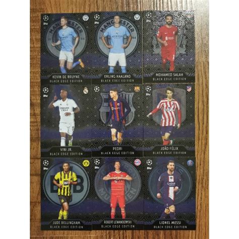 Topps Match Attax UCL 2022 23 Messi Haaland Salah และอนๆ การด