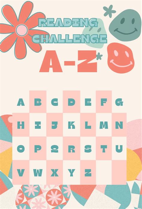 Alphabet Reading Challenge Template Printable Templates Free