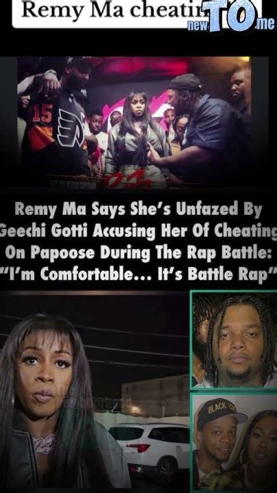 Remy Ma Responds To Geechi Gottis Accusations She Cheats On Papoose