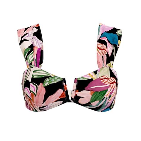 Time And Tru Swim Time And Tru Womens Wide Strap Vwire Bikini Top Poshmark