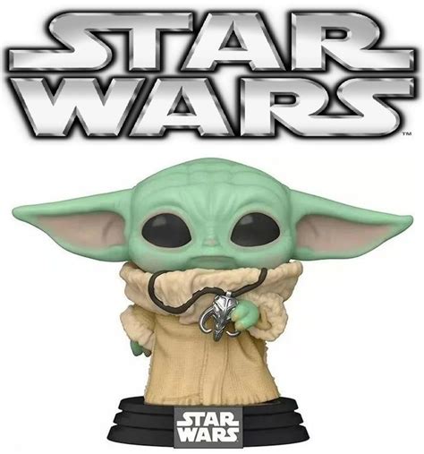 Коллекционная Фигурка Малыш Йода с кулоном / фигурка Грогу / Baby Yoda ...