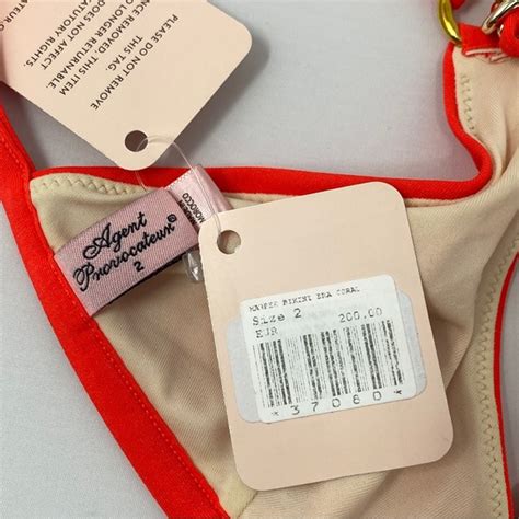 Agent Provocateur Swim Nwt Agent Provocateur Coral Harper Bikini Top Ap2 Poshmark
